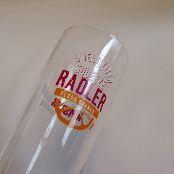 FUN AMSTERDAM BREWERY PINT GLASS Sweet Water Squeeze Radler Blood Orange - Picture 2 of 7